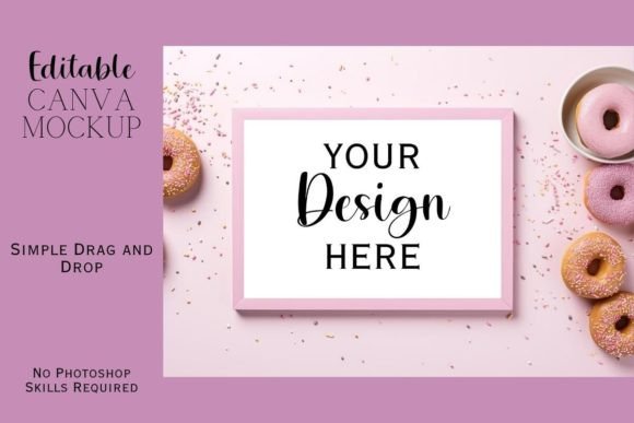 Canva Flat Lay Mockup