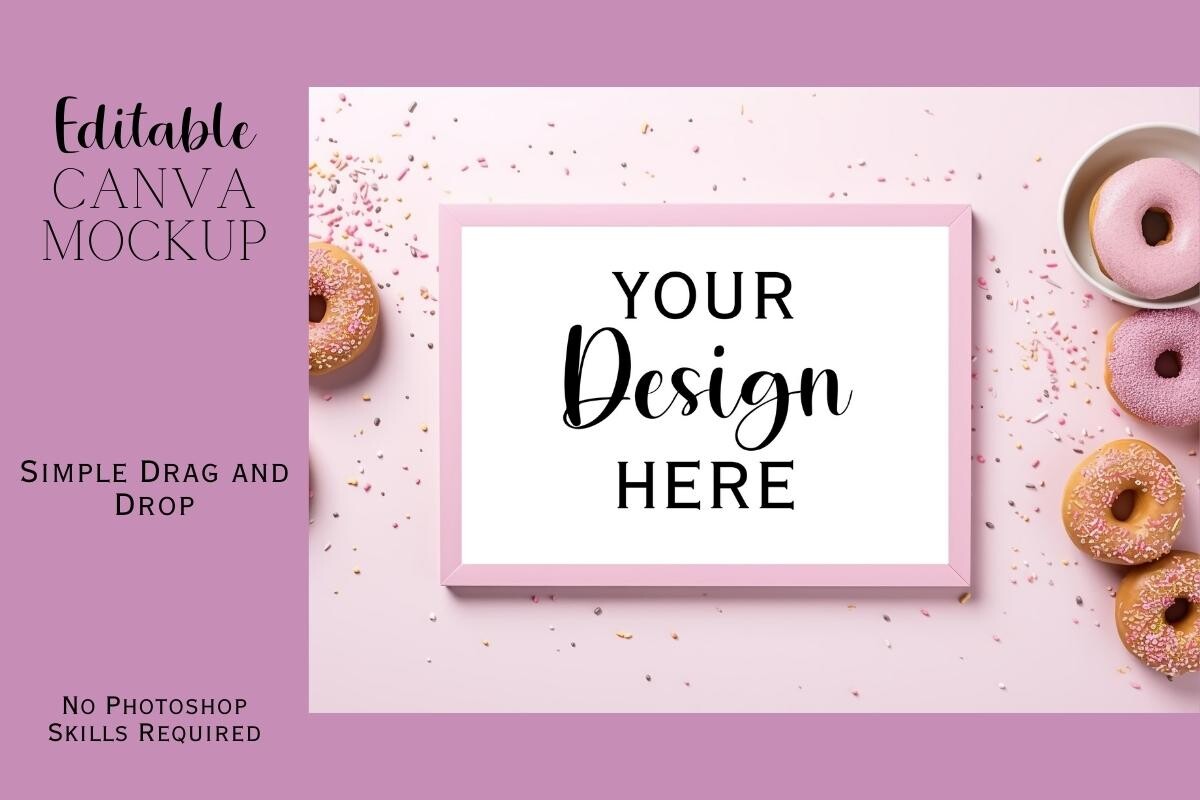 Canva Flat Lay Mockup