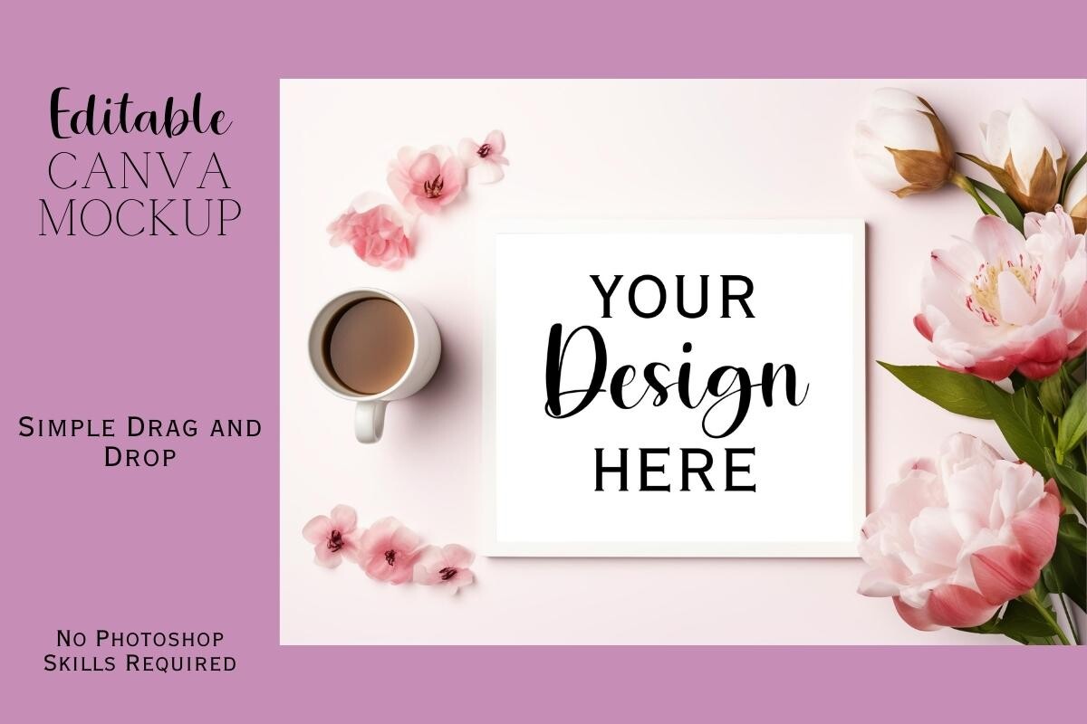Canva Flat Lay Mockup