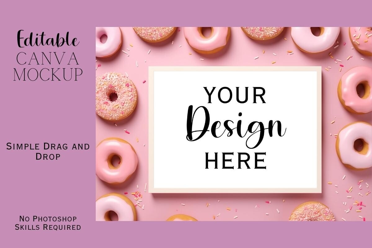Canva Flat Lay Mockup