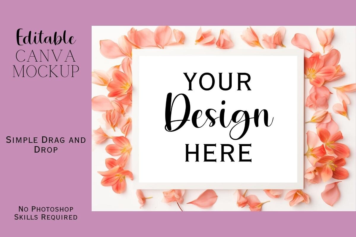 Canva Flat Lay Mockup