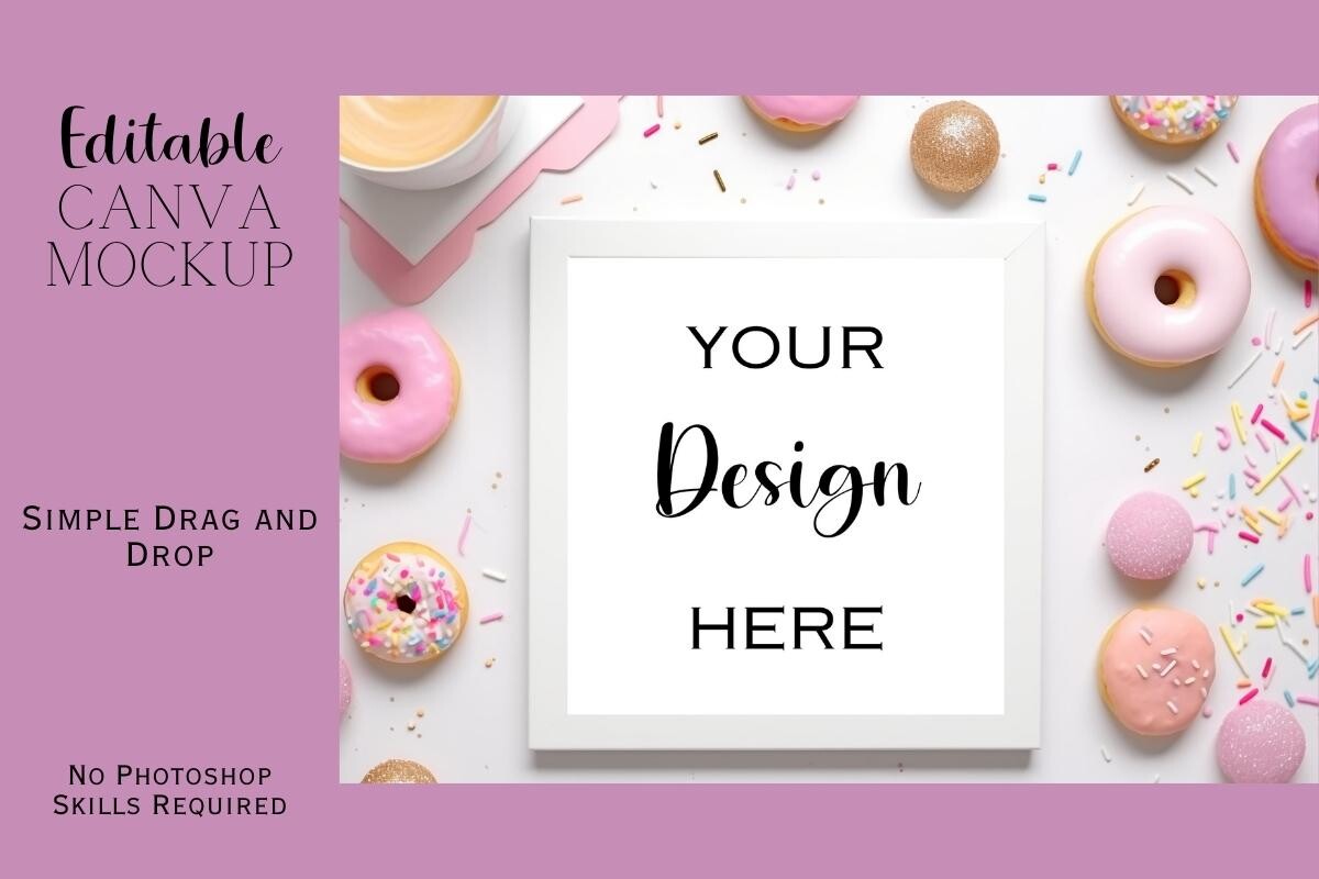 Canva Flat Lay Mockup