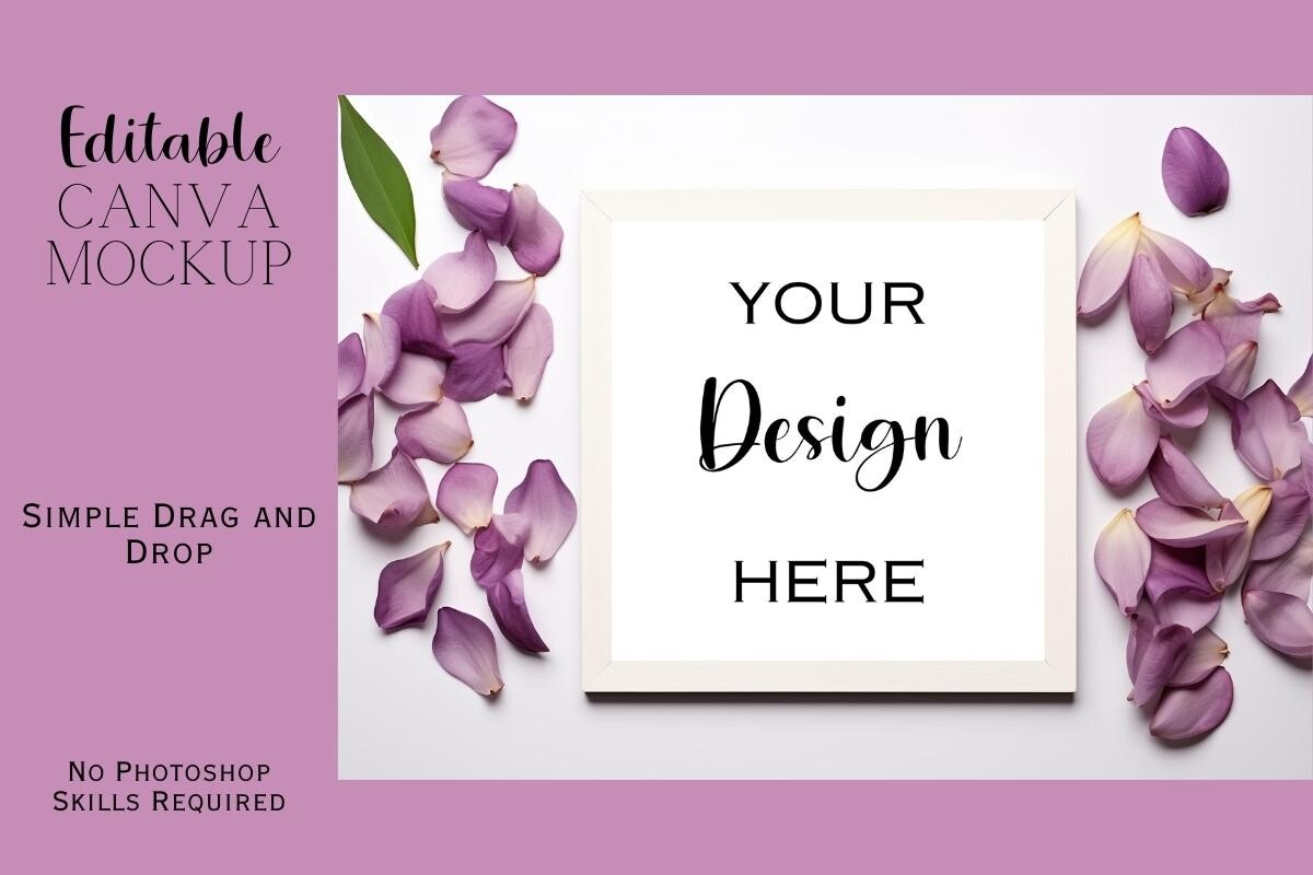 Canva Flat Lay Mockup