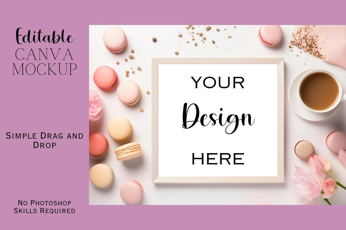 Canva Flat Lay Mockup