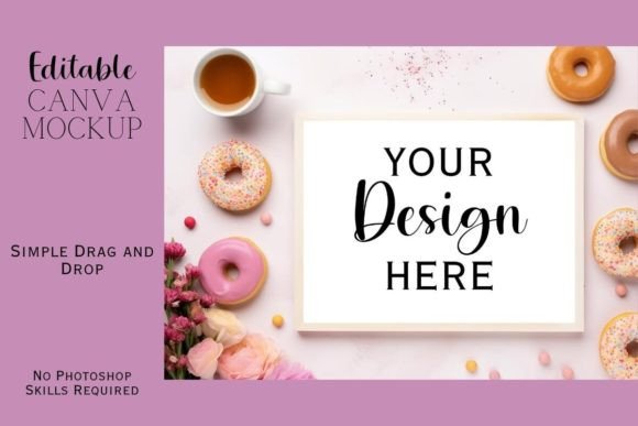 Canva Flat Lay Mockup