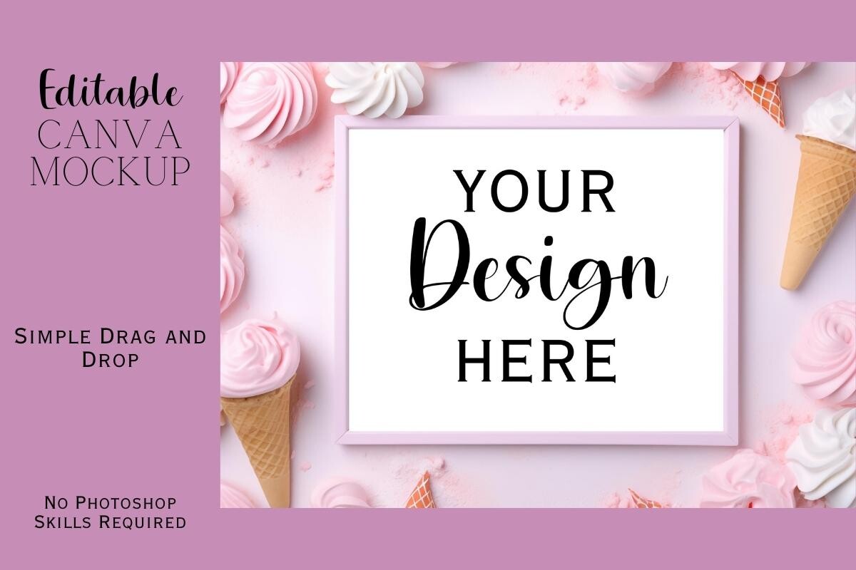 Canva Flat Lay Mockup