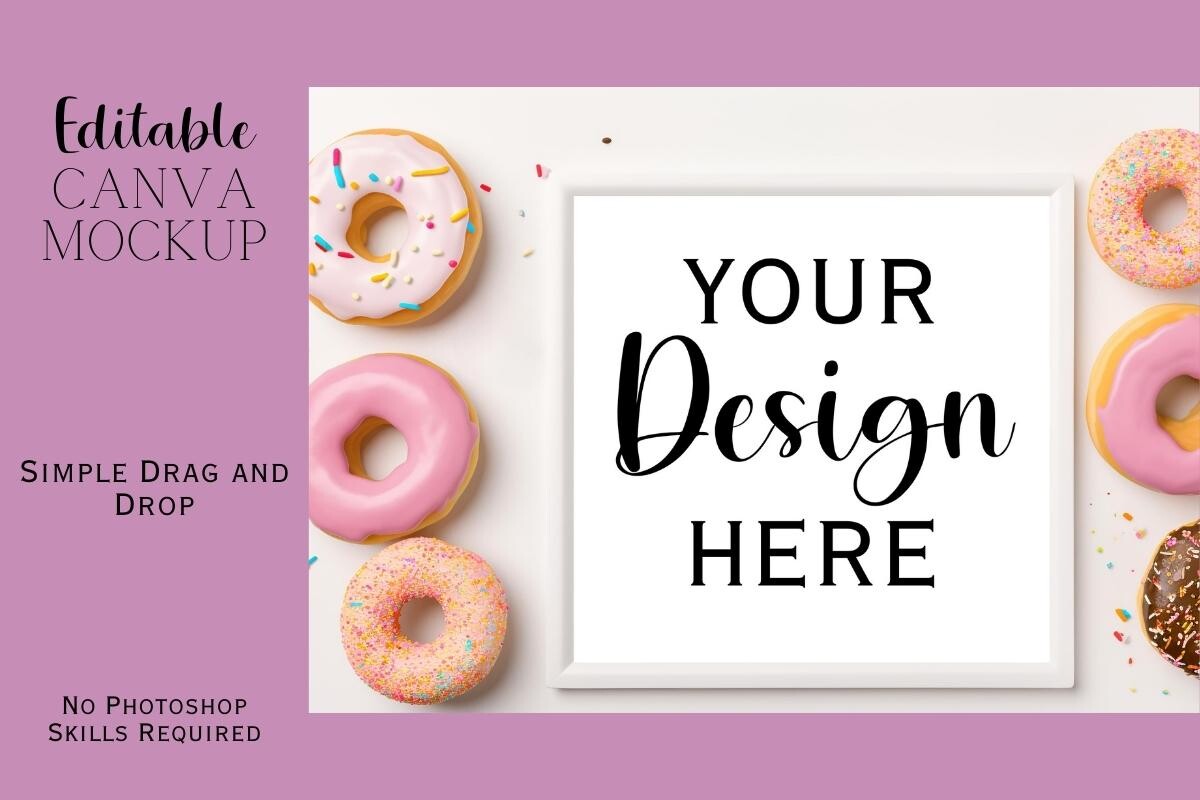 Canva Flat Lay Mockup