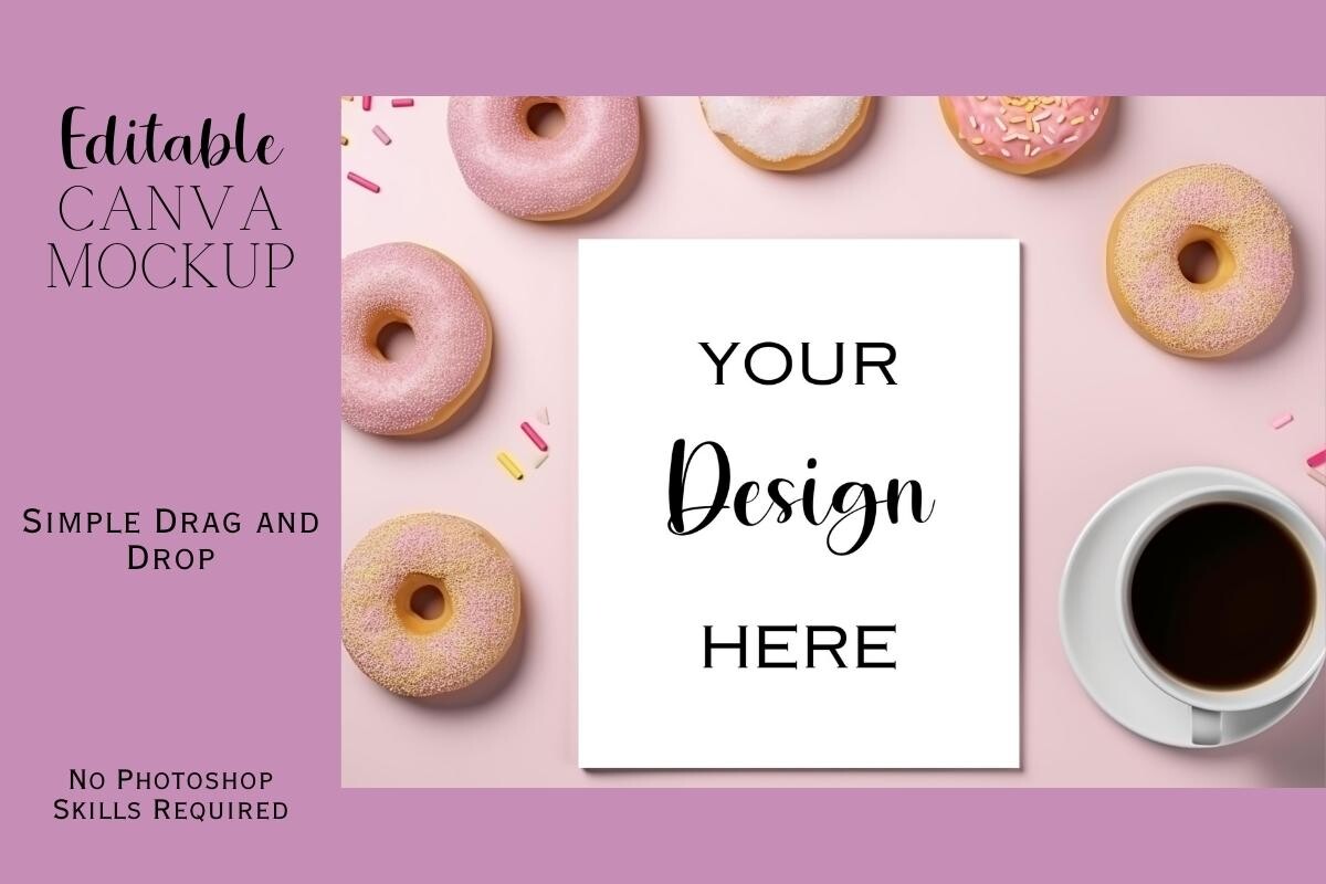 Canva Flat Lay Mockup