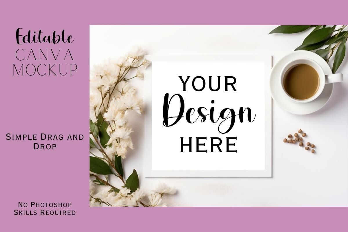 Canva Flat Lay Mockup