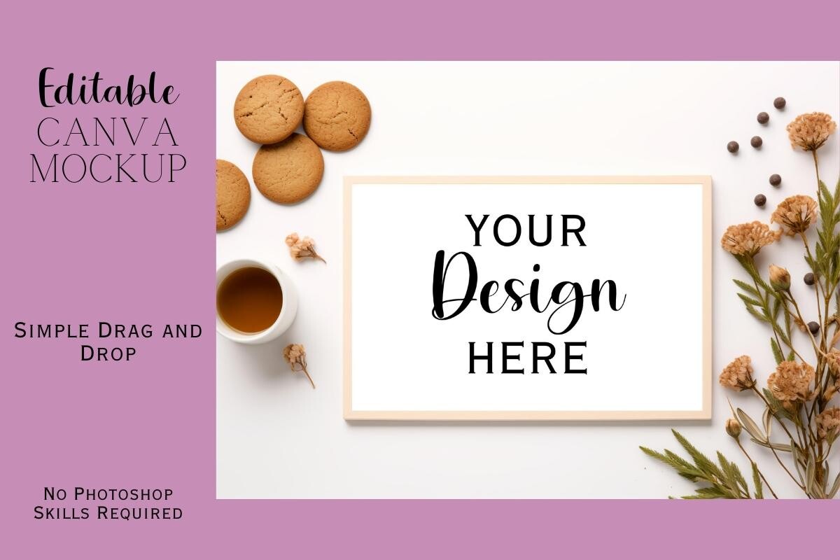 Canva Flat Lay Mockup