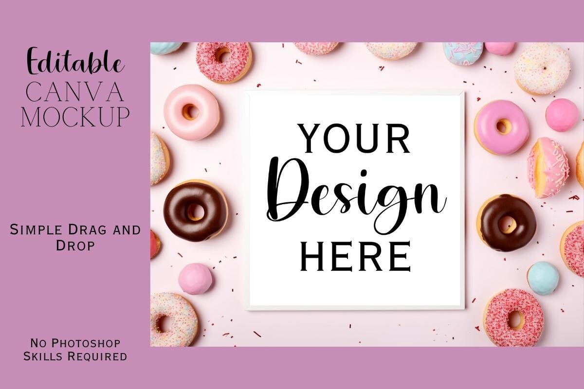 Canva Flat Lay Mockup