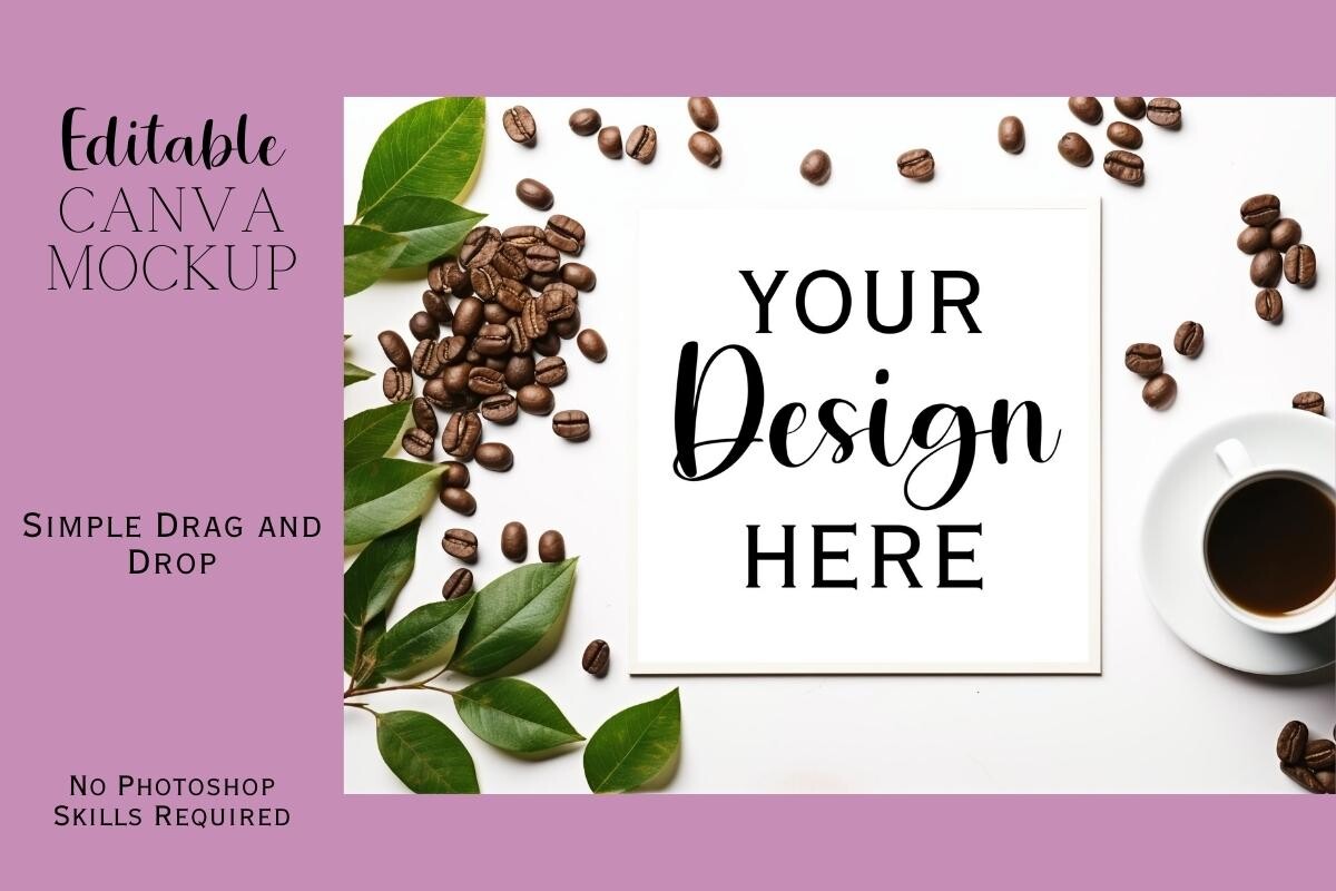 Canva Flat Lay Mockup