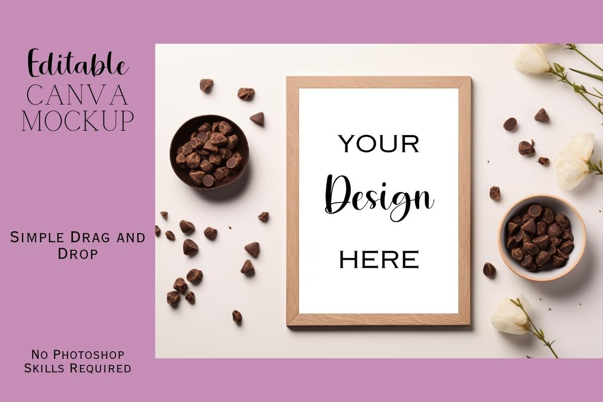 Canva Flat Lay Mockup