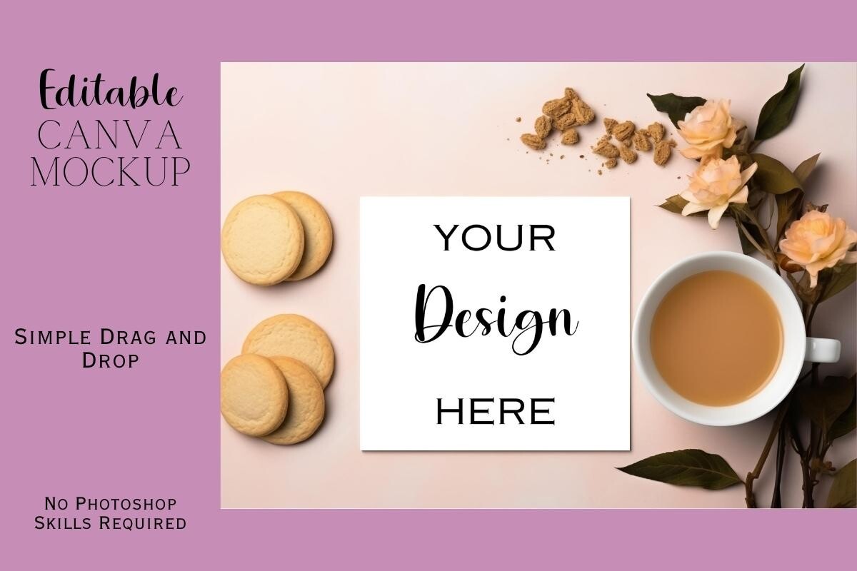 Canva Flat Lay Mockup