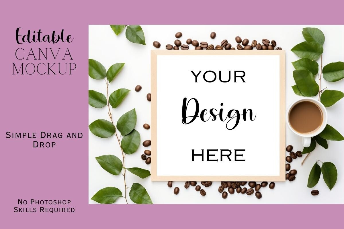 Canva Flat Lay Mockup