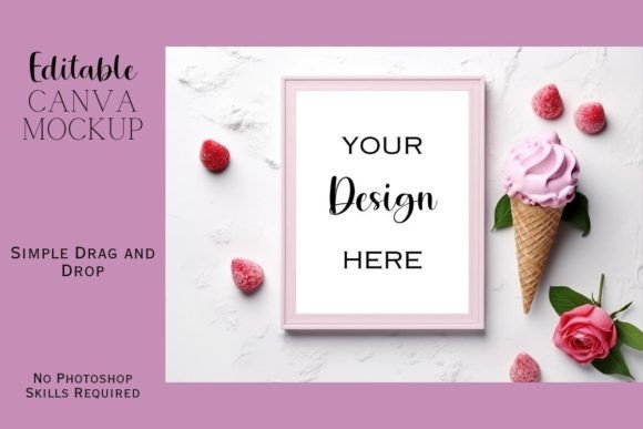 Canva Flat Lay Mockup