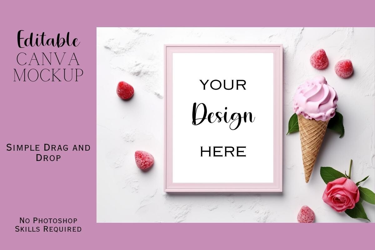 Canva Flat Lay Mockup
