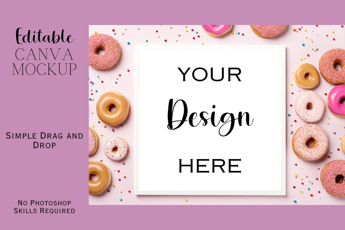 Canva Flat Lay Mockup