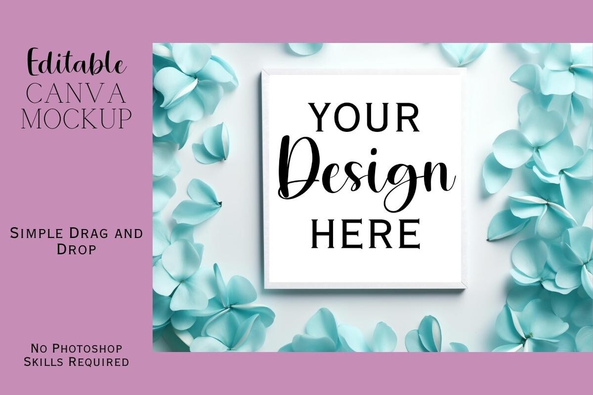 Canva Flat Lay Mockup