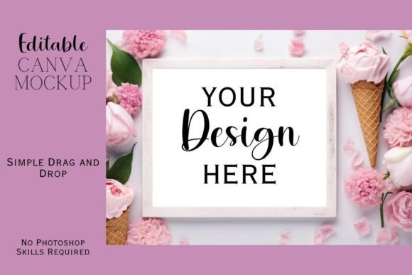 Canva Flat Lay Mockup