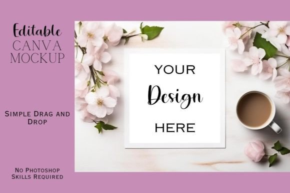 Canva Flat Lay Mockup