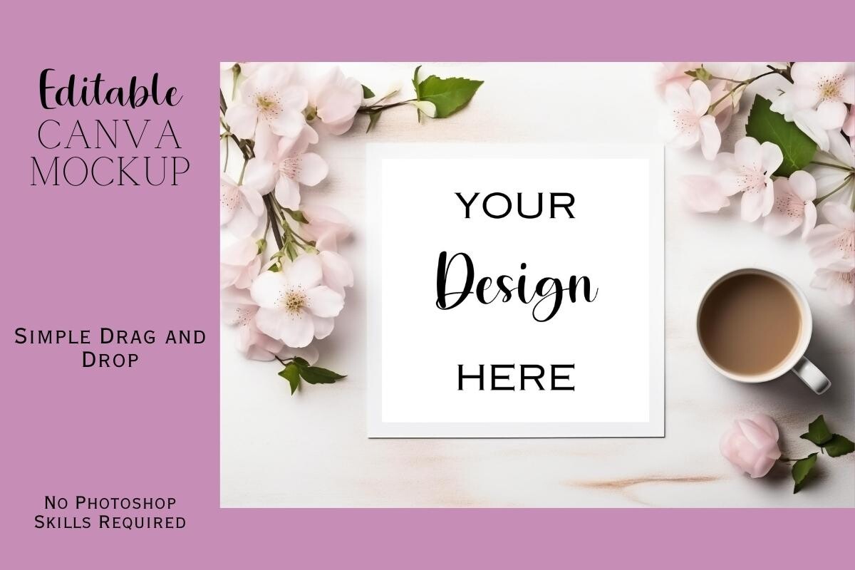 Canva Flat Lay Mockup