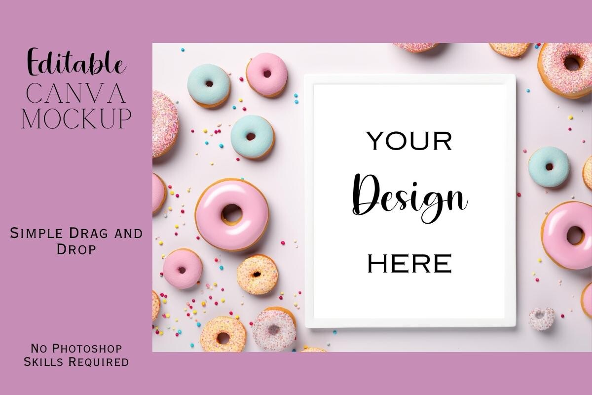 Canva Flat Lay Mockup