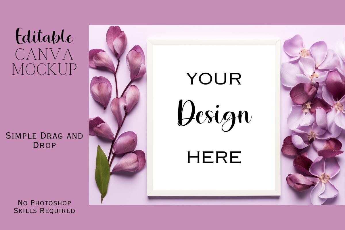 Canva Flat Lay Mockup