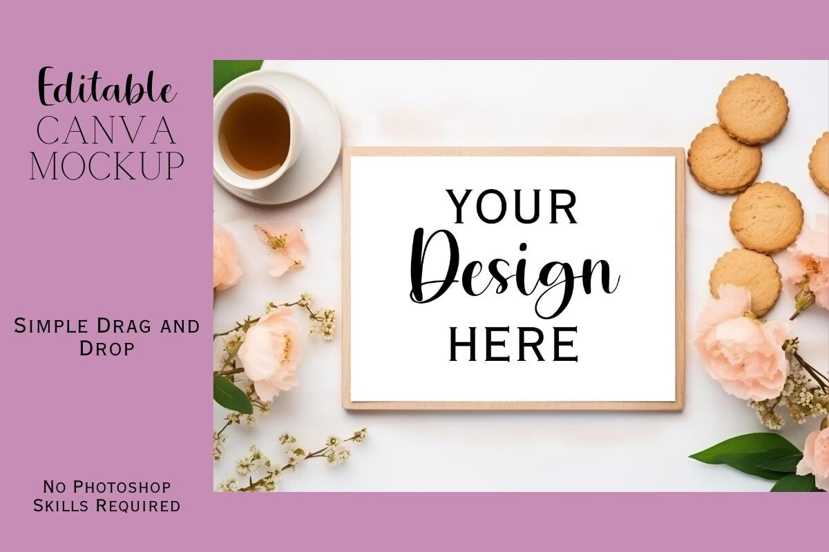 Canva Flat Lay Mockup