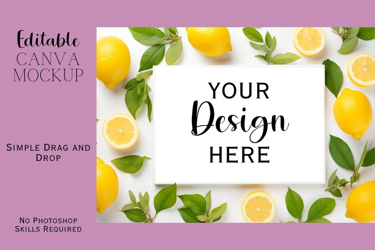 Canva Flat Lay Mockup