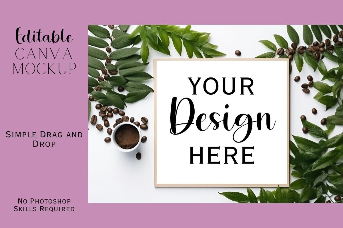 Canva Flat Lay Mockup