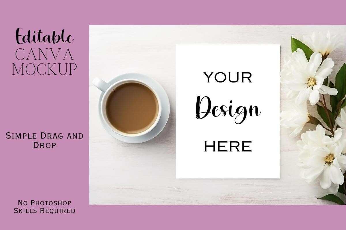 Canva Flat Lay Mockup