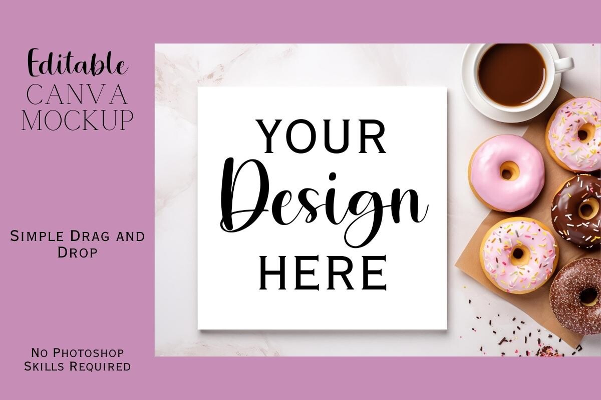 Canva Flat Lay Mockup