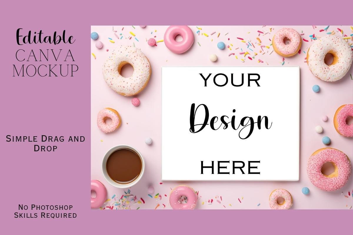Canva Flat Lay Mockup