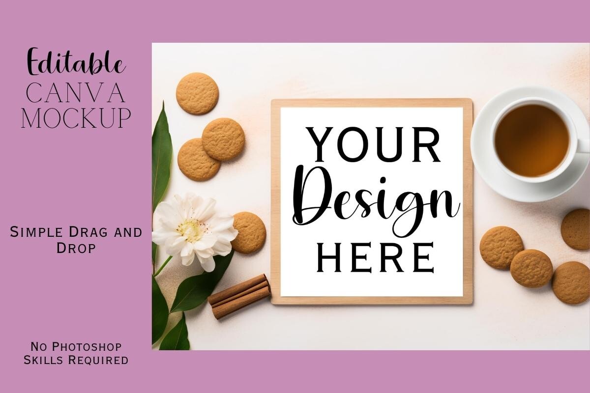 Canva Flat Lay Mockup