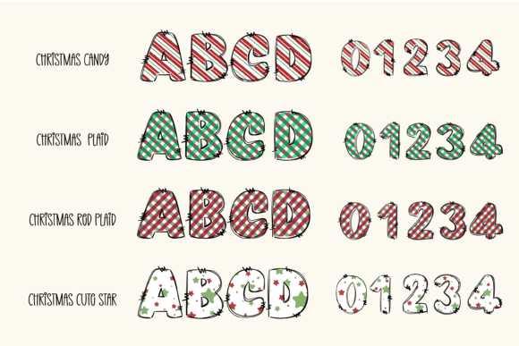 Christmas Candy Font - Preview 1