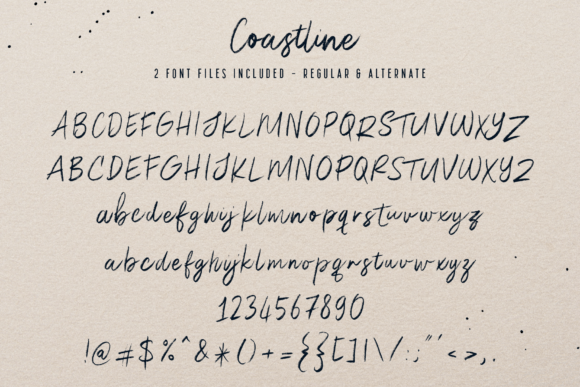 Coastline Font - Preview 1