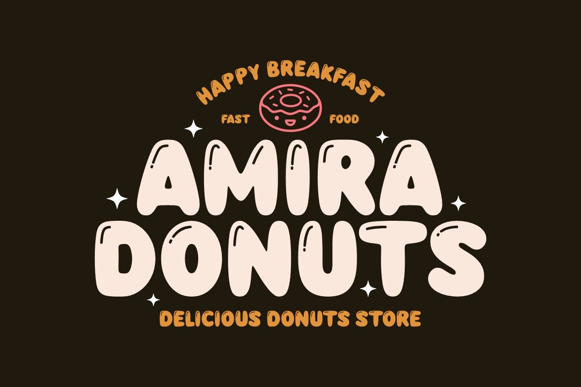 Daily Bubble Font - photo 3