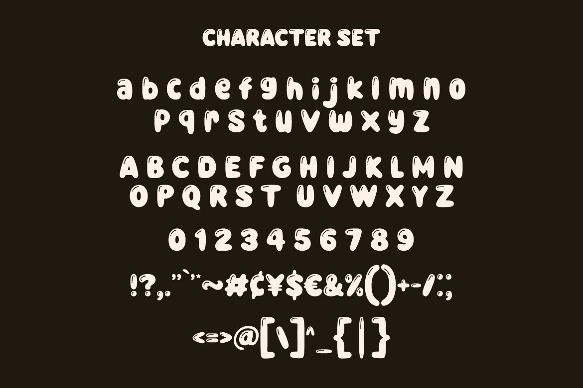 Daily Bubble Font - photo 6