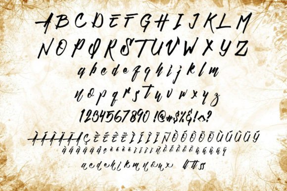 Daily Hustle Font PNG with transparent background - Preview 1