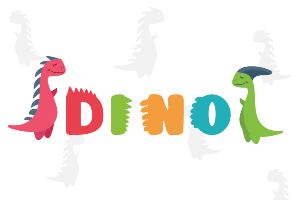Dino Font - Preview 1