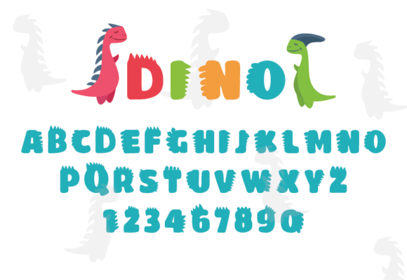 Dino Font - Preview 2