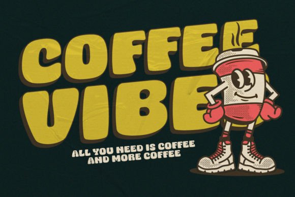 Funky Vibes Font PNG with transparent background - Preview 2