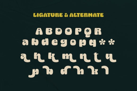 Funky Vibes Font PNG with transparent background - Preview 6