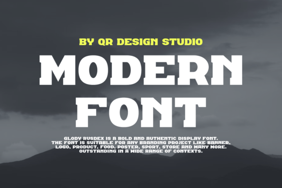 Glody Rusdex Font - Preview 1
