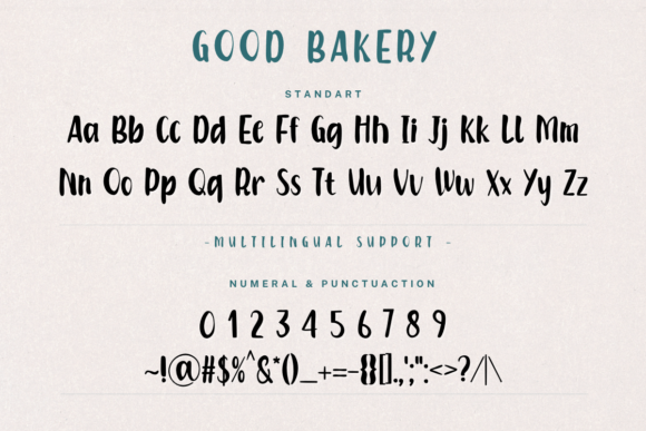 Good Bakery Font - Preview 4