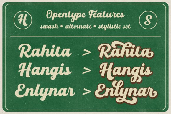 Hadenut Font PNG with transparent background - Preview 2