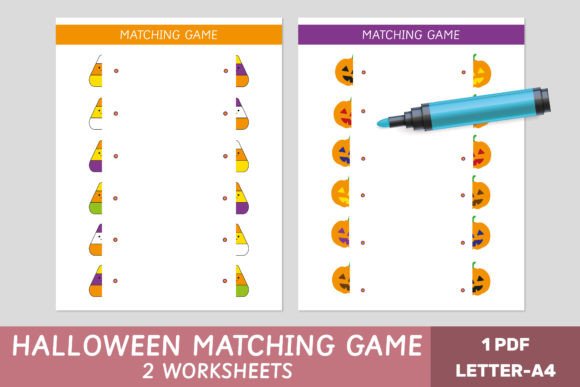 Halloween Matching Game - Symmetry