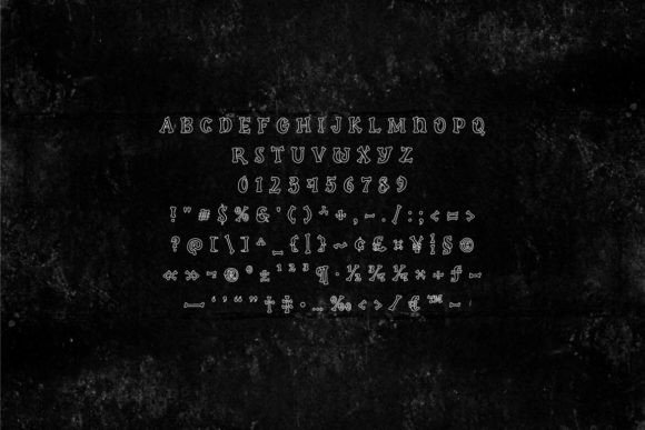 Hollaween Font PNG with transparent background - Preview 3