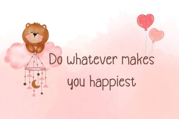 Lovely Kids Lo Font PNG with transparent background - Preview 2